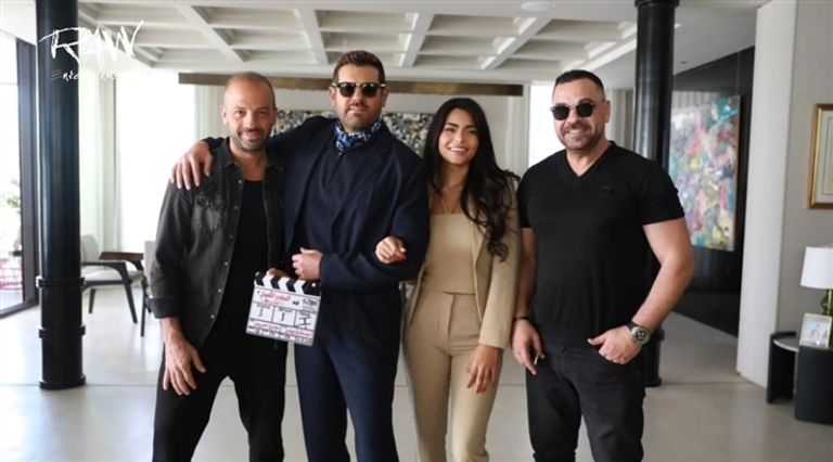 إيمان العاصي ومينا مسعود