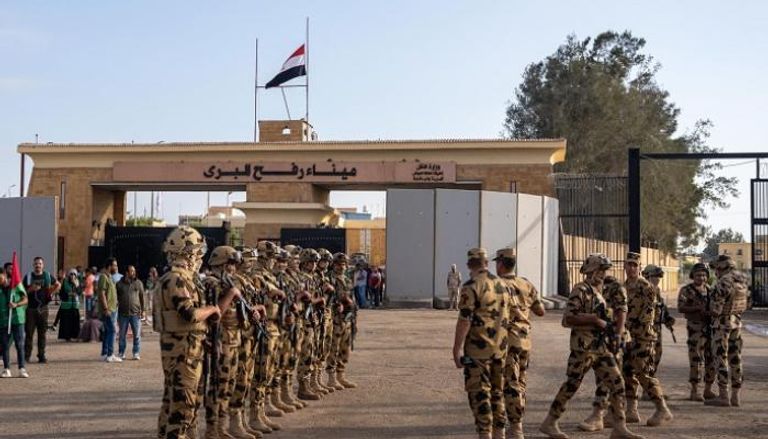 معبر رفح البري من الجانب المصري- أرشيفية