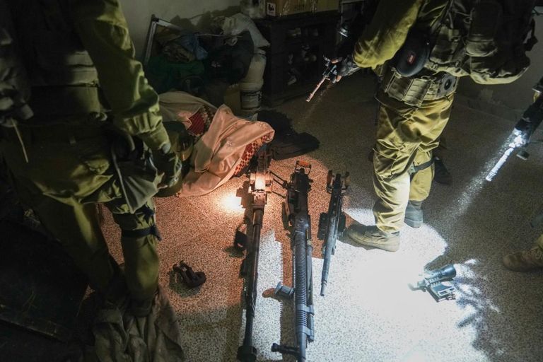 صورة للقوات الإسرائيلية نشرها أدرعي