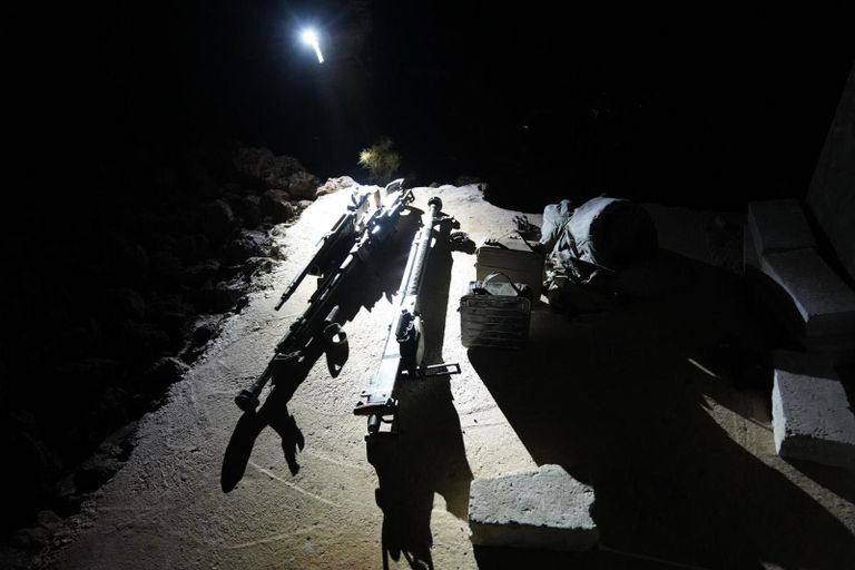 صورة للقوات الإسرائيلية نشرها أدرعي