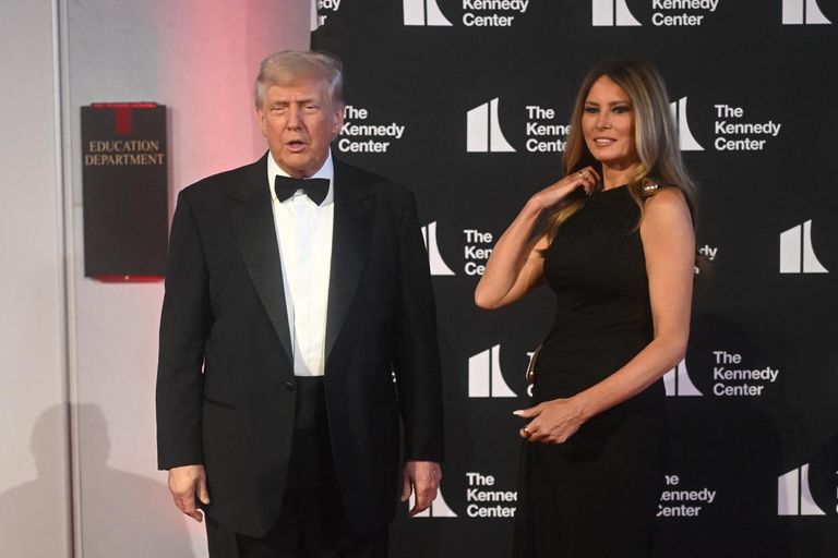 الرئيس الأمريكي وزوجته ميلانيا