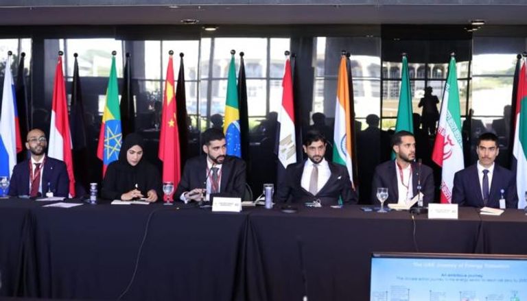 جانب من مشاركة الوفد الإماراتي