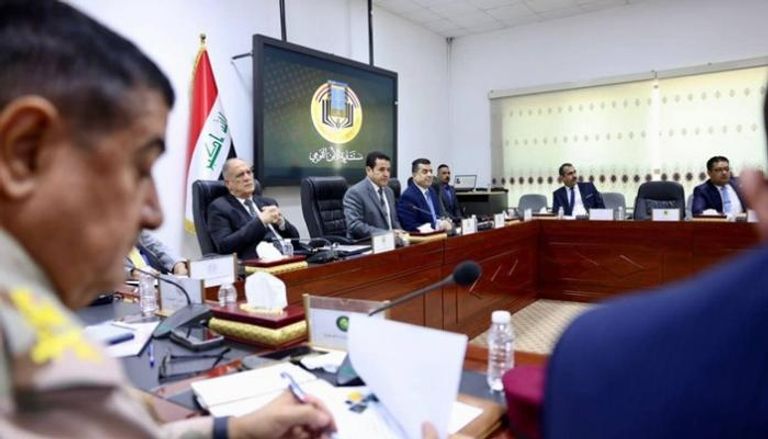 جانب من اجتماع لمستشارية الأمن القومي بالعراق
