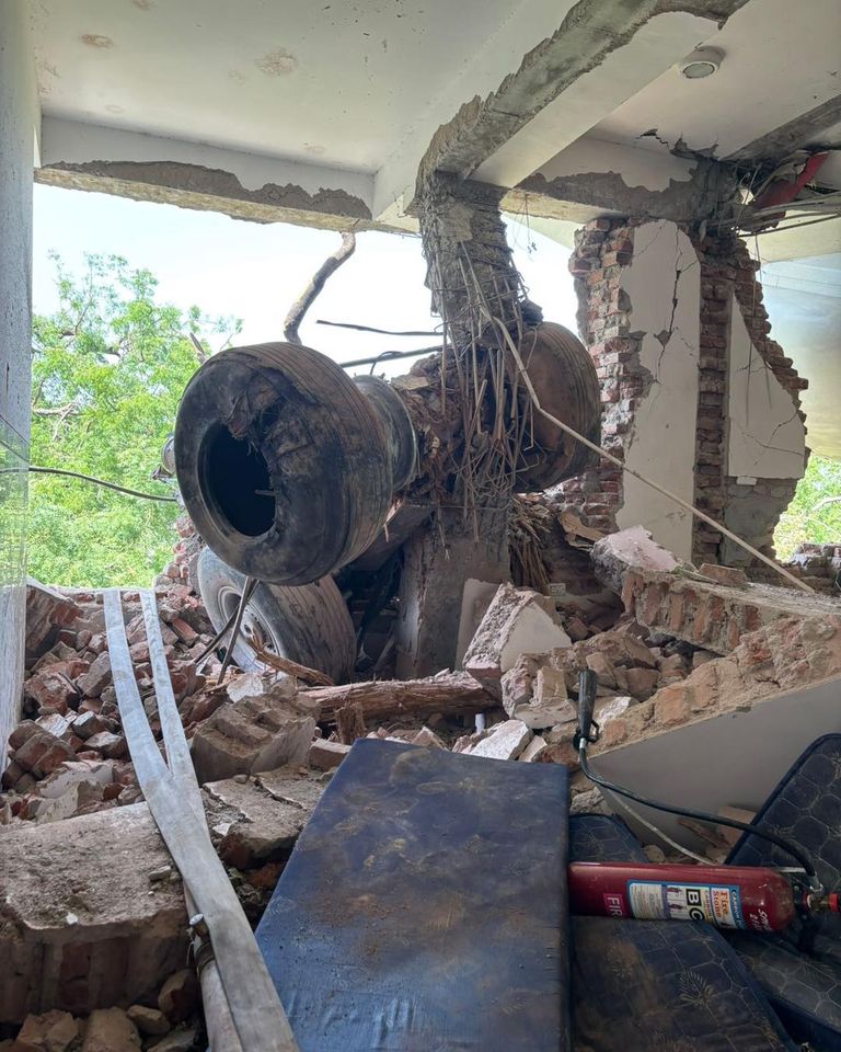 حادث الطائرة الهندية