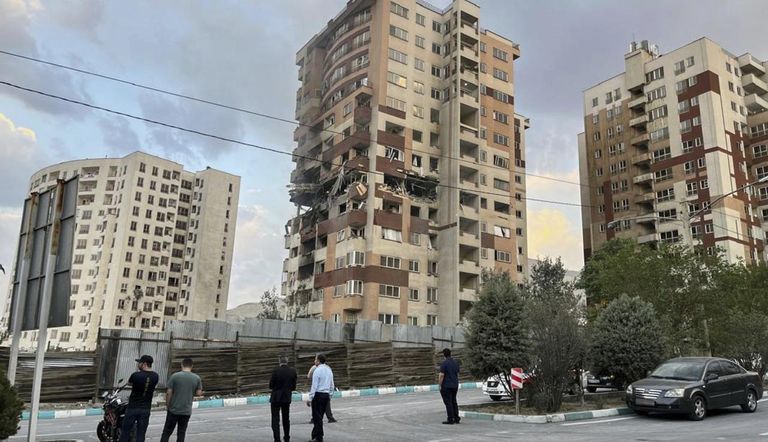 جانب من الهجوم الإسرائيلي على إيران