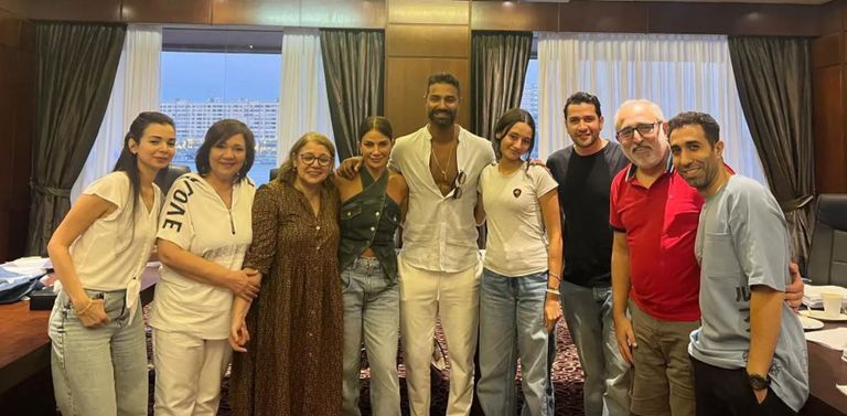 صبا مبارك وكريم فهمي