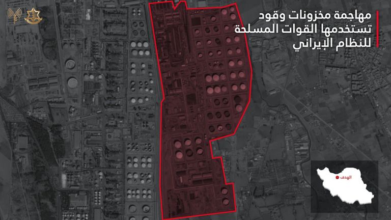 الطائرات الإسرائيلية المشاركة في الضربات