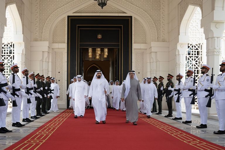 جانب من اجتماع مجلس الوزراء الإماراتي