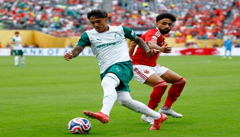 مروان عطية من مباراة الأهلي وبالميراس