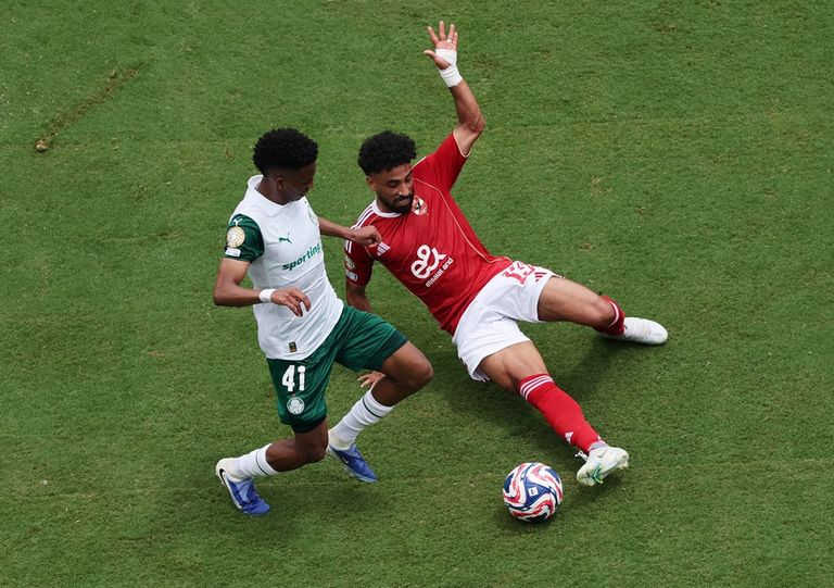 مروان عطية من مباراة الأهلي وبالميراس
