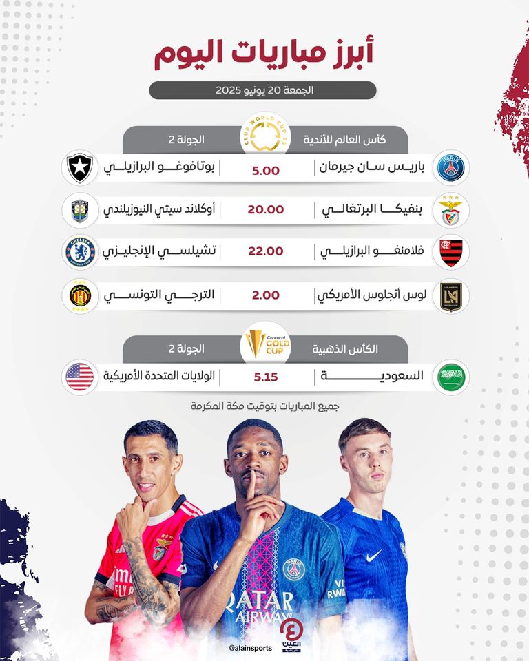 مباريات اليوم 
