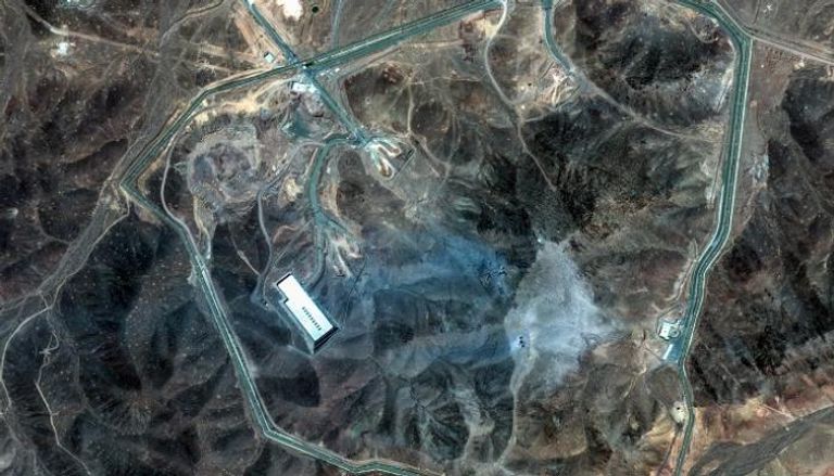 صورة بالقمر الاصطناعي لموقع مشأة فوردو الإيرانية