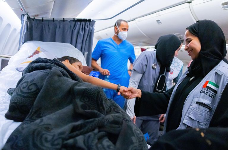 علاج الطفل حاتم عوض في الإمارات 