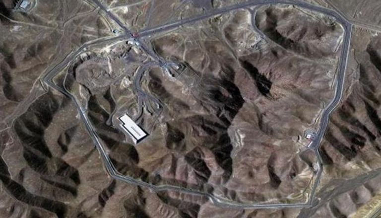 صورة جوية لمنشأة فوردو الإيرانية بعد القصف الأمريكي