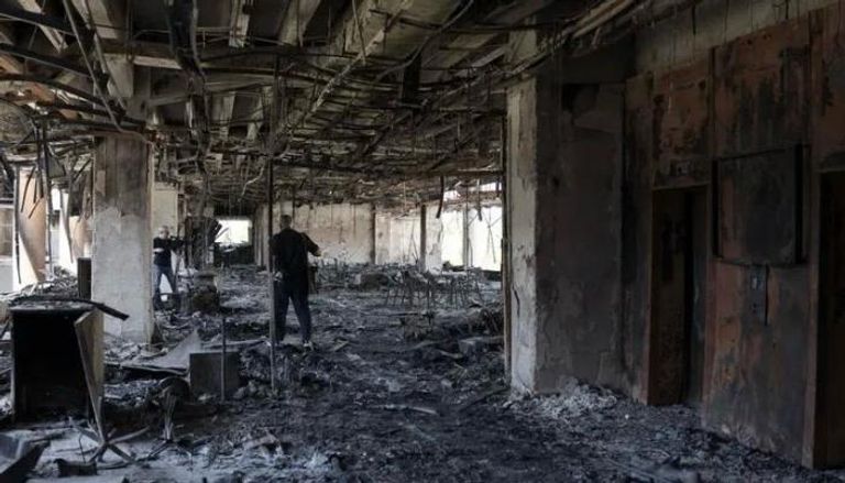 مبنى مدمر في إيران جراء ضربة إسرائيلية سابقة