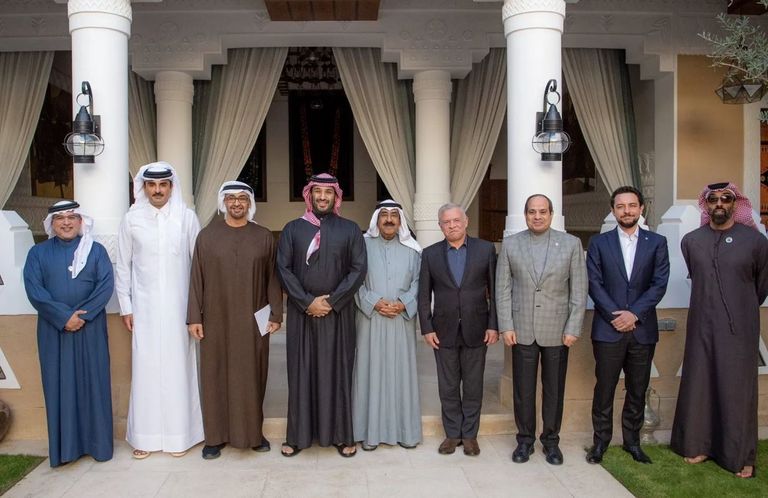أمير قطر مستقبلا الشيخ محمد بن زايد آل نهيان