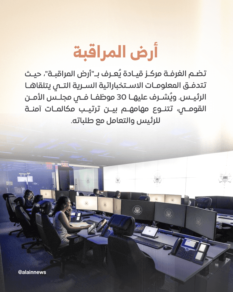 غرفة العمليات بالبيت الأبيض قلعة إدارة الحروب