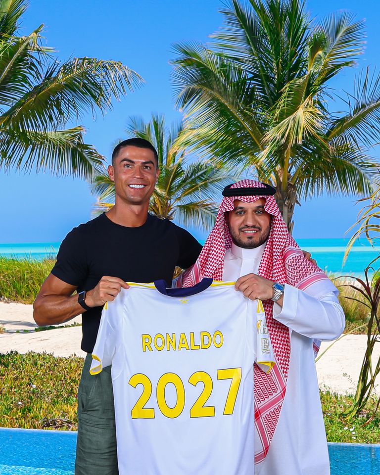 كريستيانو رونالدو قائد النصر السعودي