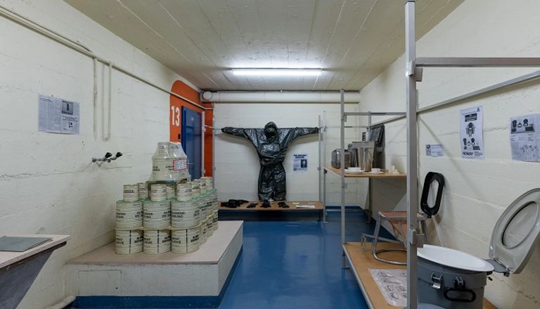 مخبأ نووي صورة تخيلية لانفجار نووي