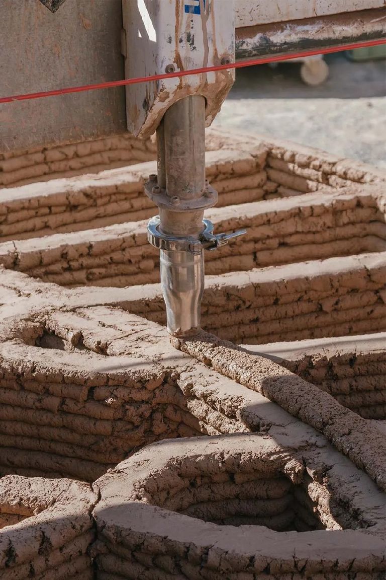 تربة الأرض استخدمت في طباعة منطقة الراحة تربة الأرض استخدمت في طباعة منطقة الراحة