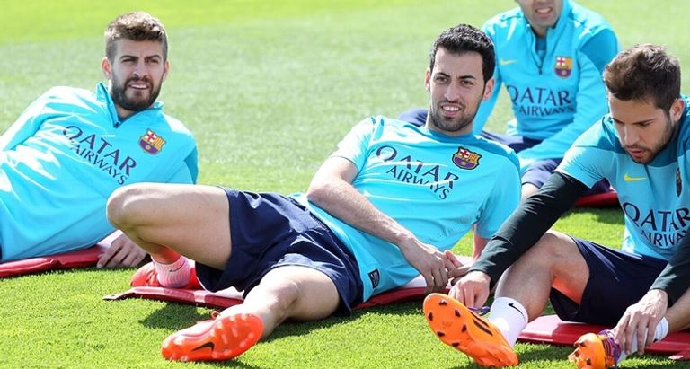 ليونيل ميسي وديمبلي في برشلونة