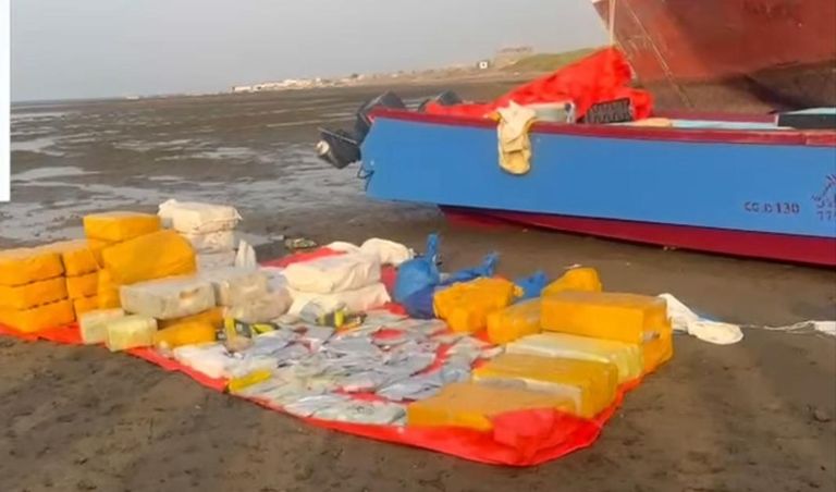 ضبط نصف طن من الحشيش قرب باب المندب