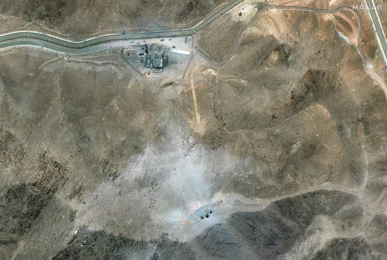 صورة تظهر نشاطا حول منشأة فوردو النووية