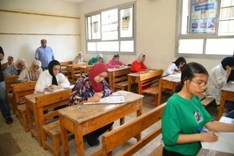 إحدى لجان امتحانات الشهادة الإعدادية- أرشيفية