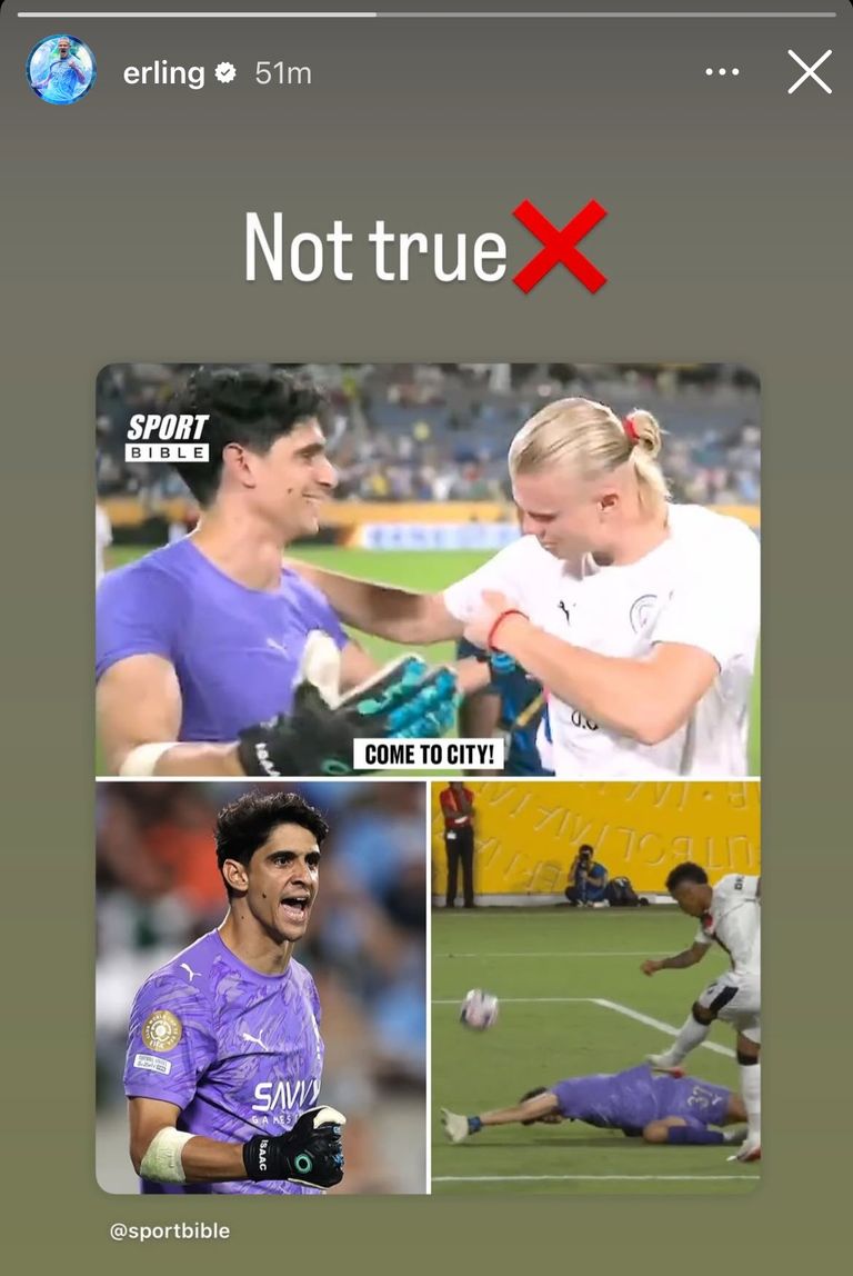 إيرلينغ هالاند وياسين بونو