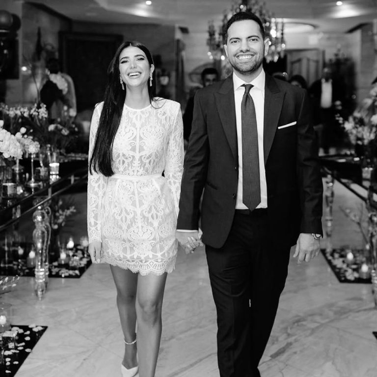 ريم سامي تحتفل بعيد ميلاد زوجها محمد المغازي