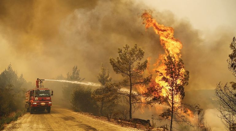 حريق غابة في تركيا