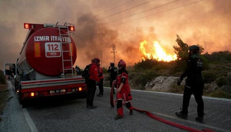 تطورات حرائق غابات إزمير التركية اليوم تطورات حرائق غابات إزمير التركية اليوم