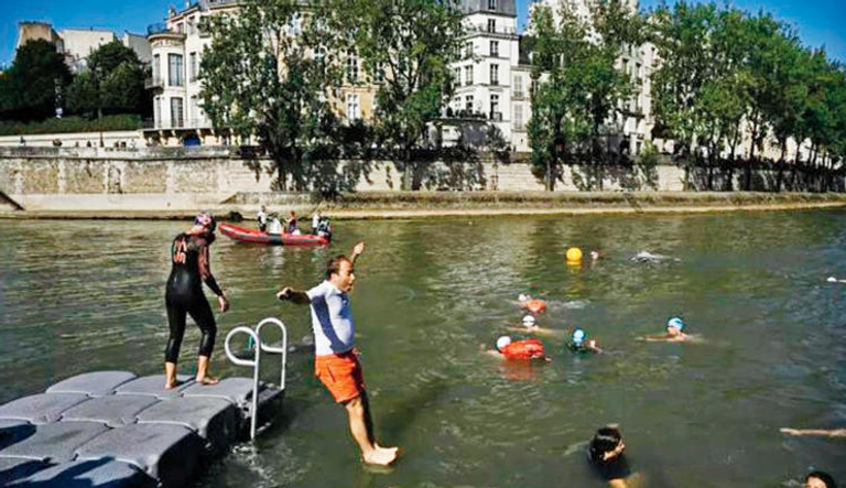 استئناف السباحة في نهر السين