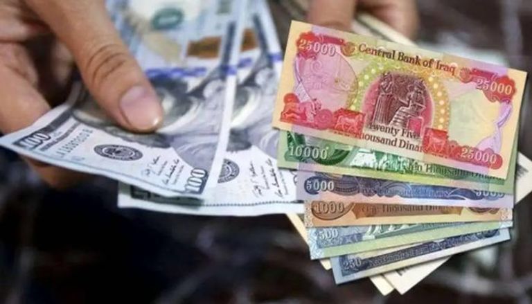 عملة الدولار مقابل الدينار العراقي