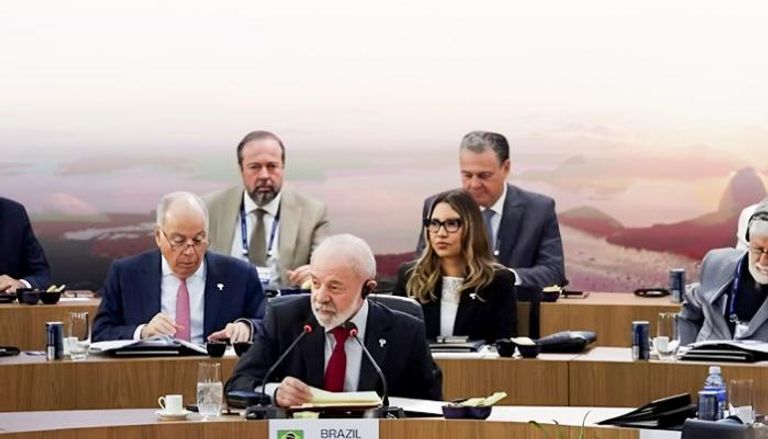 رئيس البرازيل لولا دا سيلفا خلال فعاليات قمة بريكس 2025