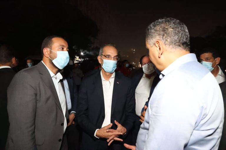 حريق سنترال رمسيس 