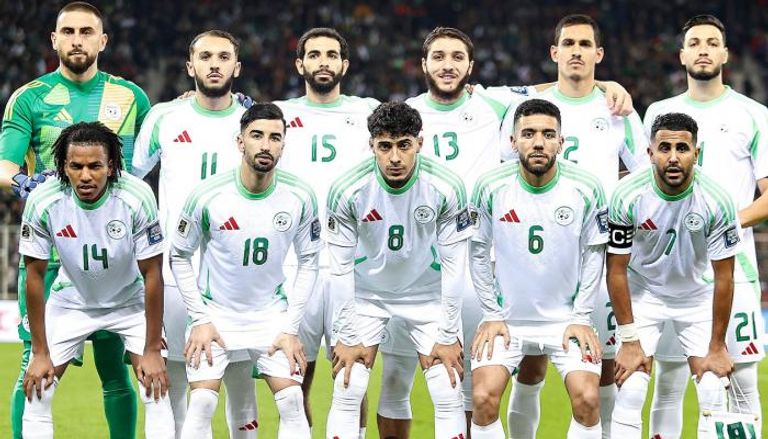 لاعبو منتخب الجزائر