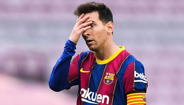 ليونيل ميسي بقميص برشلونة