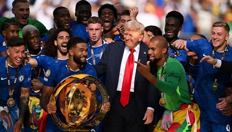 دونالد ترامب ونجوم تشيلسي