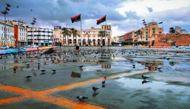 أحد ميادين العاصمة الليبية طرابلس - أرشيفية