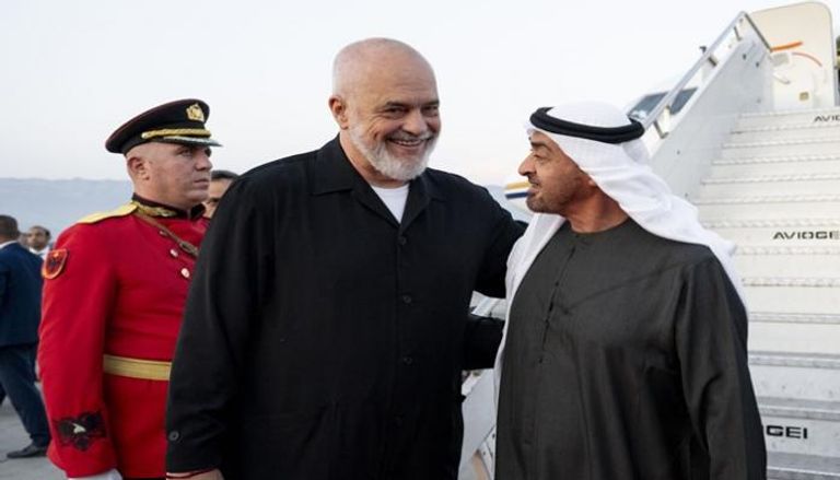 الشيخ محمد بن زايد آل نهيان وإيدي راما