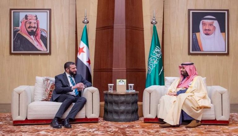 لقاء سابق بين ولي عهد السعودية ورئيس سوريا