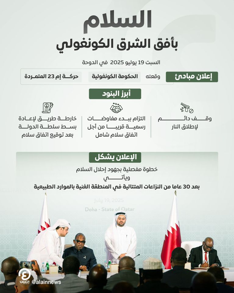 جانب من وفد «إم 23» المشارك بالمفاوضات- أرشيفية