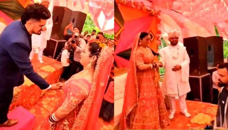 شقيقان يحتفلان بزفافهما من امرأة واحدة في الهند شقيقان يحتفلان بزفافهما من امرأة واحدة في الهند