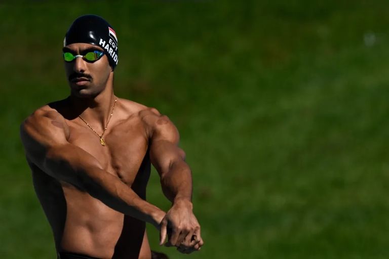 عبد الرحمن سامح السباح المصري عبد الرحمن سامح