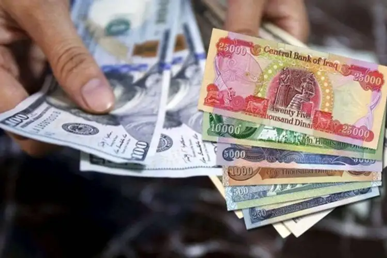 الدولار مقابل الدينار العراقي