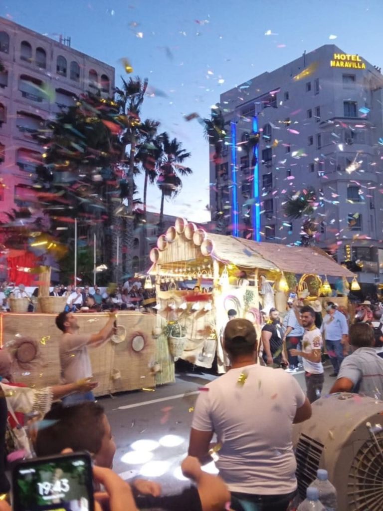 مشهد من احتفالات مهرجان أوسو في مدينة سوسة التونسية