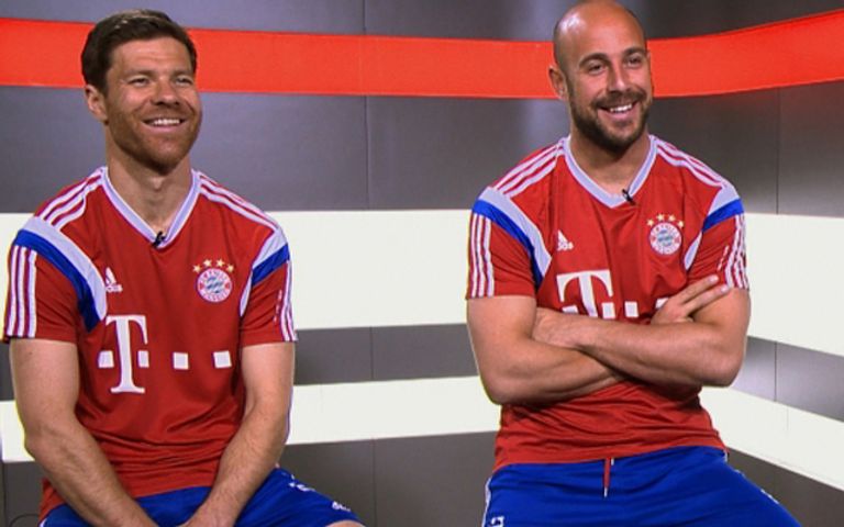 بيبي رينا وتشابي ألونسو فيليبي كوتينيو وتياغو ألكانتارا