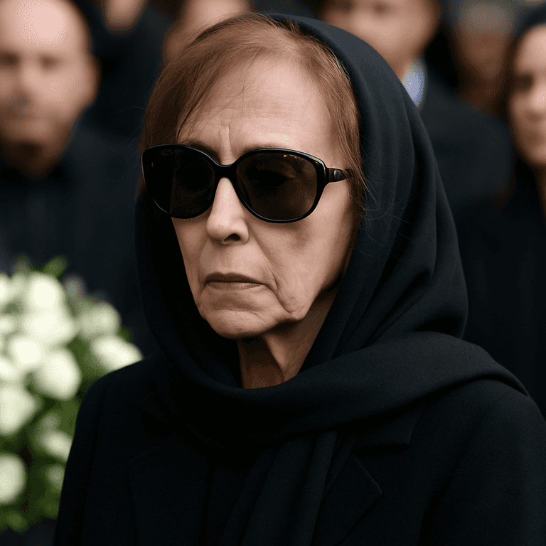 فيروز في وداع ابنها زياد