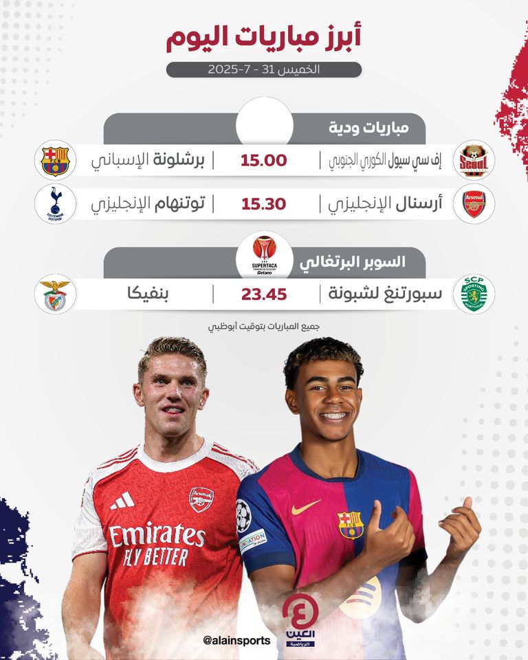 مباريات اليوم